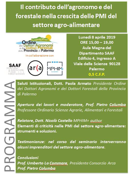 Evento Università degli Studi di Palermo SAAF